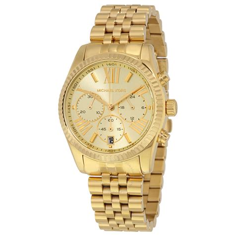 michael kors lexington mk5556|Michael Kors Women's Chronograph Lexington Gold.